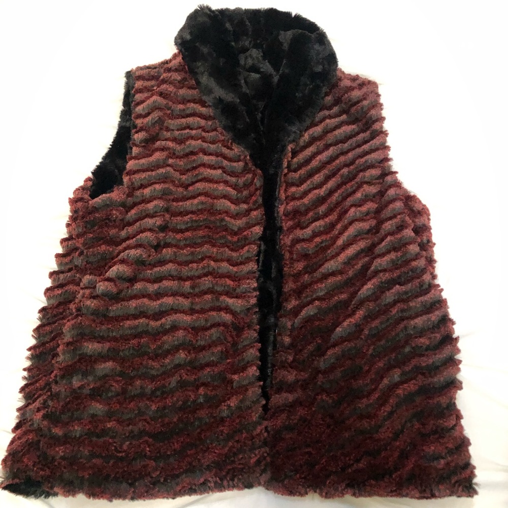 Pandemonium Reversible Faux Fur Vest